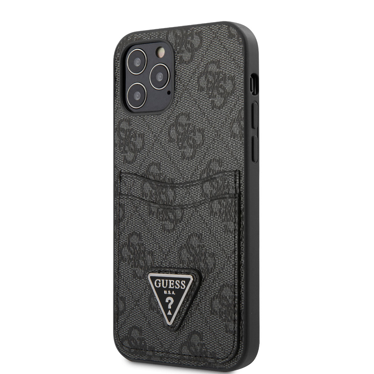 Guess iPhone 12 Kılıf Çift Kart Bölmeli Telefon Kılıfı - 2 Guess iPhone 12 Kılıf Çift Kart Bölmeli Telefon Kılıfı - 2